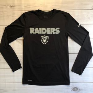 ((SOLD)) Men's Oakland Raiders Nike Black Dri-FIT